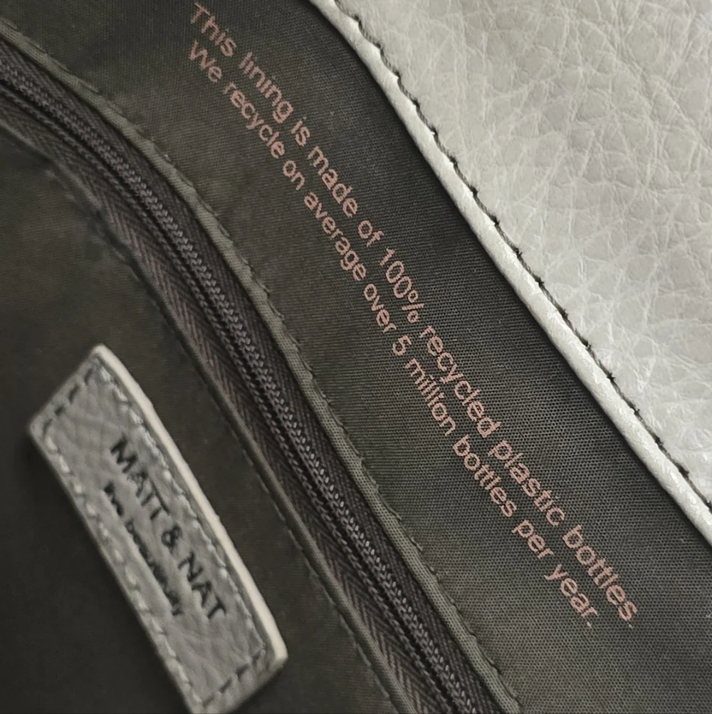 Matt and Nat Backpack Laptop bag Vegan Leather Gray